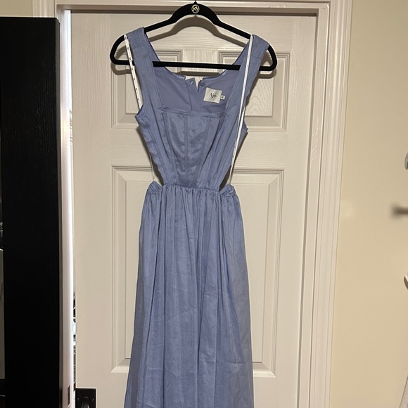 Aje - Lilac Cutout Midi Dress with Square Neck - New without tag - Picture 5 of 11